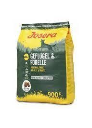 Josera Dog Geflugel & Forelle - Сухий корм для дорослих собак усіх порід вагою від 5 кг, 900 г, Корм сухий, Дорослі, Основний корм, На основі м'яса та риби, Супер преміум