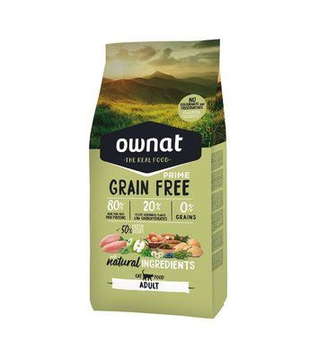 Ownat GF Кур&Інд для котів - 8 кг, 8кг, Корм сухий, Дорослі, Основний корм, Курка