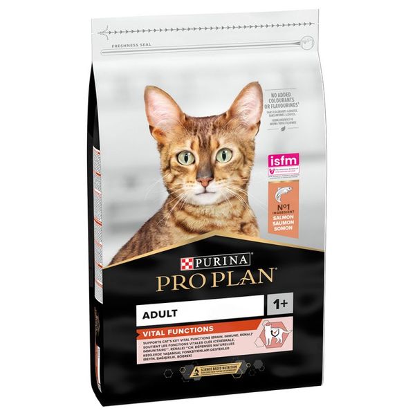 Сухой корм для взрослых кошек Pro Plan Original Adult Salmon (лосось), 1.5 кг, Корм сухой, Взрослые, Основной корм, Лосось, Супер премиум, 425грн