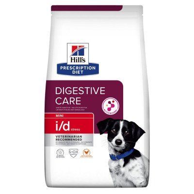 Сухий корм для собак Hill's Prescription Diet i/d Stress Mini догляд за травленням - курка, 1 кг, Корм сухий, для дрібних порід, При проблемах травного тракту, Курка, Супер преміум
