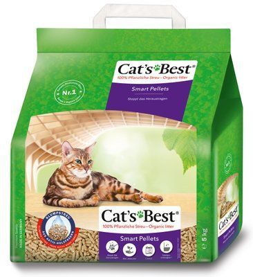 Наполнитель для кошачьего туалета Cat's Best &lrm;Smart Pellets - древесный, 10 л, Наполнитель, 243грн
