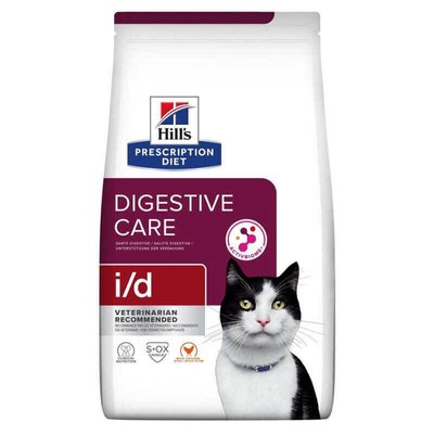 Сухий корм для котів Hill's Prescription Diet Digestive Care i/d догляд за травленням - курка, 400 г, Корм сухий, Дорослі, При проблемах травного тракту, Курка, Супер преміум, 303грн