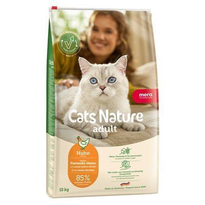MC Nature Adult Chiken (Huhn) корм для дорослих котів всіх порід з куркою, 10кг, 10 кг, Корм сухой, Взрослые, Основной корм, Курица, Супер-преміум