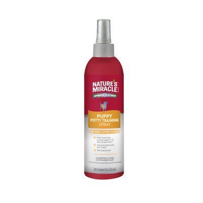 Спрей-притягувач для собак Nature's Miracle &laquo;House Breaking Potty Training Spray&raquo; 236 мл (для привчання до туалету), 236 мл, Догляд та гігієна, всі стадії життя, Для привчання до туалету