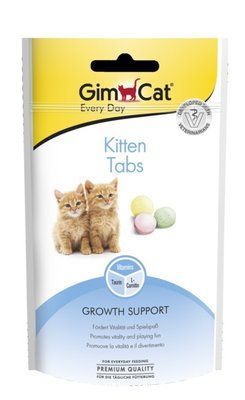 Ласощі для кошенят GimCat Every Day Kitten 40 г (асорті), 40 г, Вітаміни та добавки, Кошенята, Для збагачення вітамінами, Супер преміум, 40грн