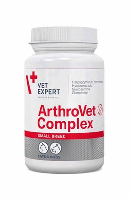 VetExpert ArthroVet HA Complex Small при проблемах с суставами у кошек и собак мелких пород., 60капс, Витамины и добавки, все стадии жизни, Для суставов, 773грн