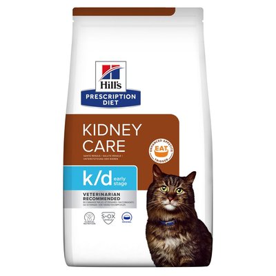 Сухий корм для котів Hill’s Prescription Diet k/d Early Stage підтримання функції нирок - курка, 1.5 кг, Корм сухий, Дорослі, При проблемах з нирками, Курка, Супер преміум, 961грн