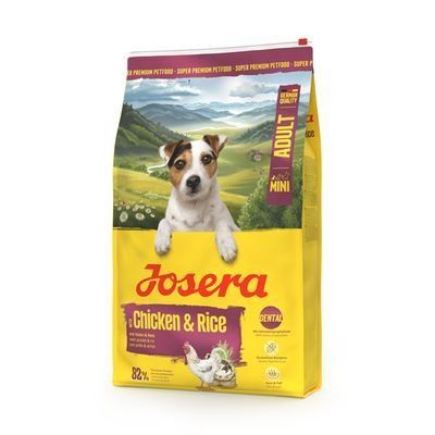 Josera Mini Adult Chicken & Rice для міні порід з куркою і рисом , 900 г, Корм сухий, Дорослі, Основний корм, Курка, Супер преміум
