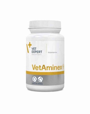 Витаминно-минеральный препарат VetExpert VetAminex для собак и кошек, 60 капс, 60капс, Витамины и добавки, все стадии жизни, Для обогащения витаминами, 800грн