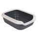 Туалет для котів Природа "COMFORT М" с бортиком 41х30х13,5 см, Сірий, 41х30х13,5 см, Туалети та аксесуари, Туалети, 64грн, 41х30х13,5 см