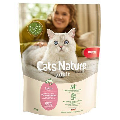 MC Nature Adult Salmon (Lachs) корм для дорослих котів всіх порід з лососем, 2кг, 2 кг, Корм сухой, Взрослые, Основной корм, Лосось, Супер-преміум