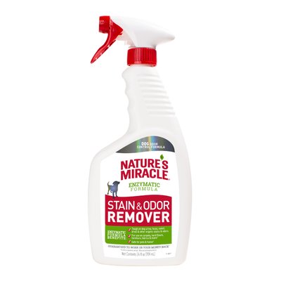 Спрей-устранитель пятен и запахов от собакNature's Miracle «Stain & Odor Remover» 709 мл, 709 мл, Уход и гигиена, Устранение запахов, 587грн