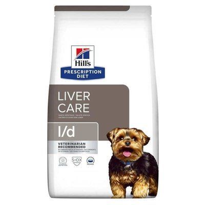 Сухий корм для собак Hill's Prescription Diet l/d для підтримання функції печінки, 1.5 кг, Корм сухий, Дорослі, При проблемах з нирками, Асорті, Супер преміум