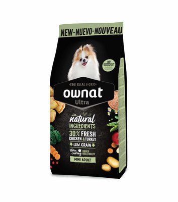 Ownat Ultra Міні для собак - 0,4 кг, 400 г, Корм сухий, Дорослі, Основний корм, Курка