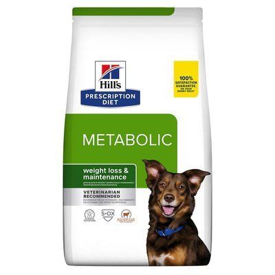 Сухий корм для собак Hill&rsquo;s Prescription Diet Metabolic для контролю та зниження ваги - ягня та рис, 1.5 кг, Корм сухий, Дорослі, При надмірній вазі, Ягня, Супер преміум