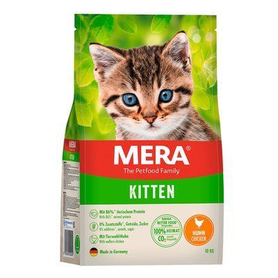 MERA Cats Kitten Сhicken (Huhn) корм для кошенят з куркою, 10 кг, Корм сухий, Кошенята, Основний корм, Курка