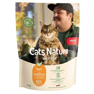 MC Nature Senior Chiken (Huhn) корм для котів похилого віку з куркою, 2кг, 2 кг, Корм сухий, Літні, Основний корм, Курка, Супер-преміум