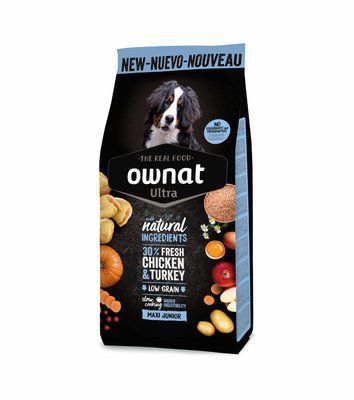 Ownat Ultra Максі для цуценят - 3 кг, 3кг, Корм сухий, Цуценята, Основний корм, Ягня