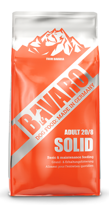 BAVARO SOLID 20/8 ADULT Сухий корм для собак всіх порід, 18 кг, Корм сухий, Дорослі, Основний корм, На основі м'яса, Преміум, 1255грн