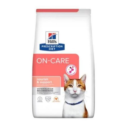 Сухий корм Hill's PD Feline On-Care для дорослих котів у період одужання, 1,5 кг - курка, 1.5 кг, Корм сухий, Дорослі, При оздоровленні, Курка, Супер преміум, 1290грн