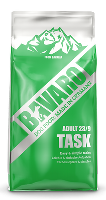Bavaro Task 23/9 - Сухий корм для собак всіх порід із середнім рівнем активності, 18 кг, Корм сухий, Дорослі, Основний корм, На основі м'яса, Преміум, 1408грн