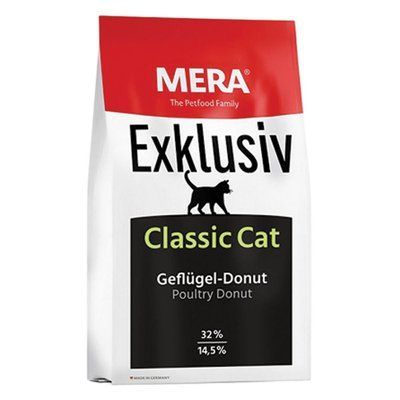 MERA EXCLUSIV Classic Cat Geflugel корм для котів із птицею, 20 кг (119), 20 кг, Корм сухой, Взрослые, Основной корм, Домашняя птица