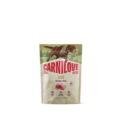 Корм сухой Carnilove True Fresh Duck для собак утка, 1,5кг, Корм сухой, Взрослые, Основной корм, Утка, Холистик, 260грн