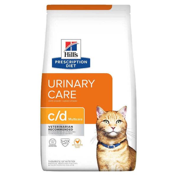 Сухой корм для кошек Hill’s Prescription Diet Urinary Care c/d Multicare уход за мочевыделительной системой - курица, 400 г, Корм сухой, Взрослые, При проблемах с мочевыделительной системой, Курица, Супер премиум, 302грн