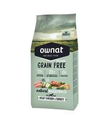 Ownat GF Кур&Інд для собак - 3 кг, 3кг, Корм сухий, Дорослі, Основний корм, Курка