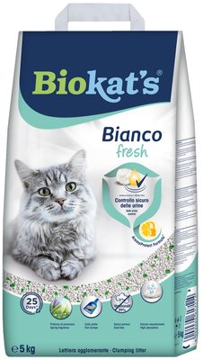 Наповнювач для котячого туалету Biokat's Bianco Fresh - бентонітовий, 5 кг, Наповнювач, 415грн