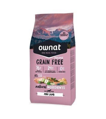 Ownat GF Міні Ягня для собак - 3 кг, 3кг, Корм сухий, Дорослі, Основний корм, Ягня