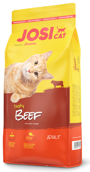 Josera JosiCat Tasty Beef - Сухой корм с говядиной для взрослых кошек, 650 г