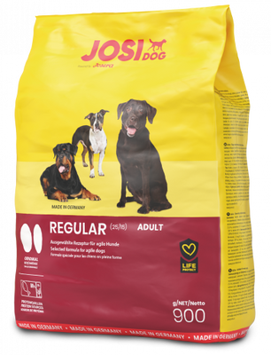 Josera JosiDog Regular - Сухий корм для дорослих собак із середньою фізичною активністю, 900 г