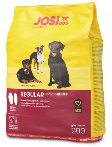 Josera JosiDog Regular - Сухий корм для дорослих собак із середньою фізичною активністю, 900 г