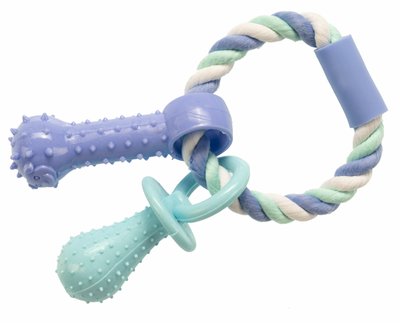 Іграшка для собак GimDog Дент Плюс мотузка/кільце з термопластичною гумою, 15 см, Іграшки, 219грн, BRIT