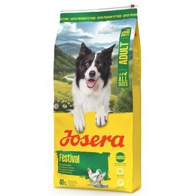 Сухий корм для дорослих для вибагливих собак Josera Festival (лосось), 900 г, Корм сухий, Дорослі, Для вибагливих, Лосось, Супер преміум